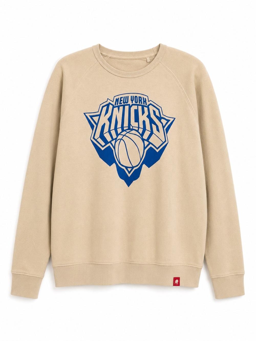Sportiqe New York Knicks NBA Beige Crewneck Sweatshirt XL NWT Unisex